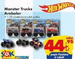 HOT WHEELS MONSTER TRUCKS ARABALAR OYUNCAK